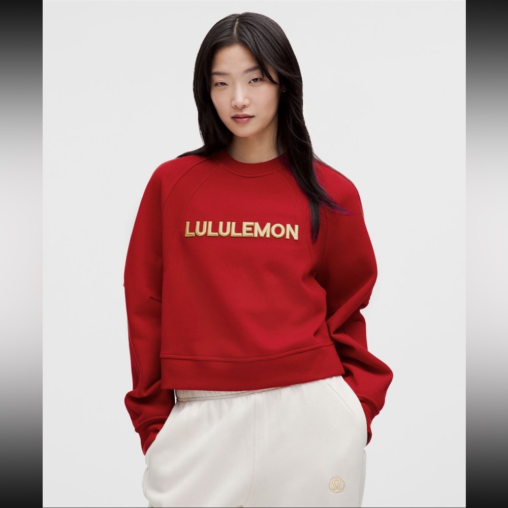 lululemon lunar new year scuba oversized pullover